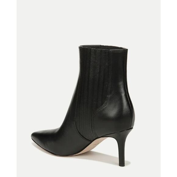 Veronica Beard Women Lisa Leather Mid-Heel Bootie Size 9.5 - Picture 1 of 7